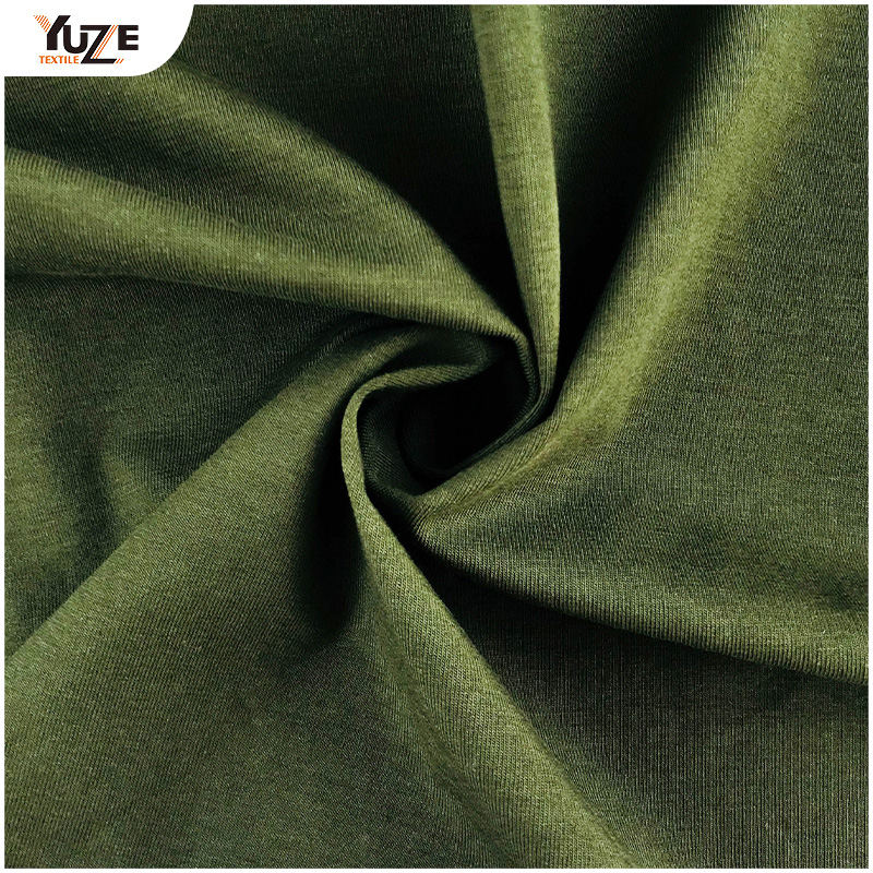 YZK-080029 40S CTN Span Jersey dengan Enzyme Wash Cool Touch