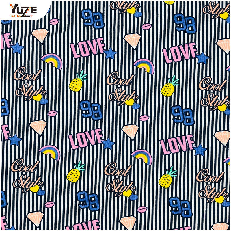 YZS18-268 Poly Spun Jersey Print