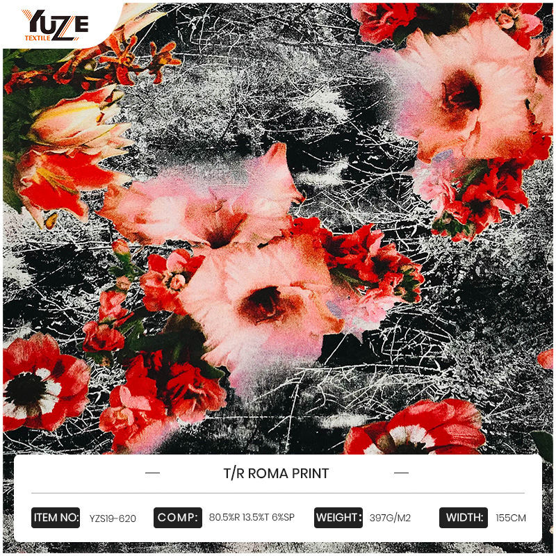 YZS19-620 T/R Roma Print