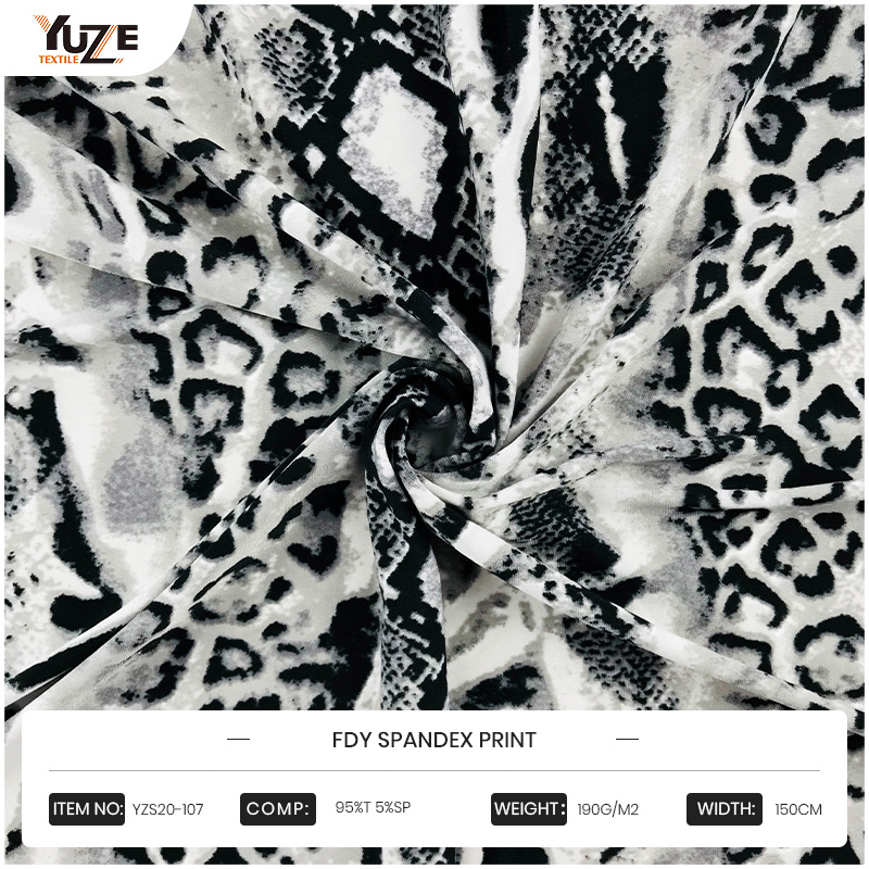 Yzs20-107 fdy spandex cetak