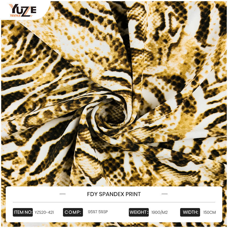 Yzs20-421 fdy spandex cetak