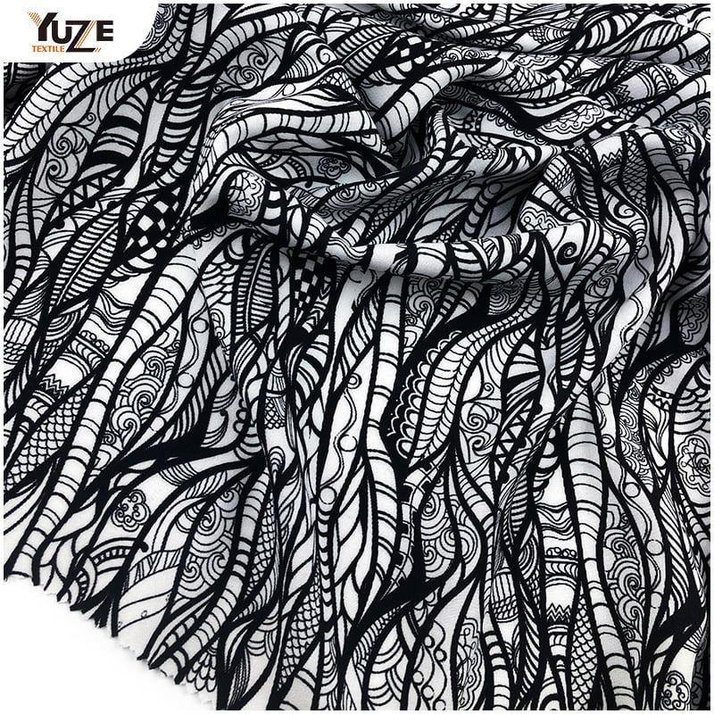 YZW-020612-33 Rayon Poplin Digital Print