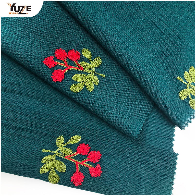 YZW-030066 Sulaman Jet Linen Linen Lembut