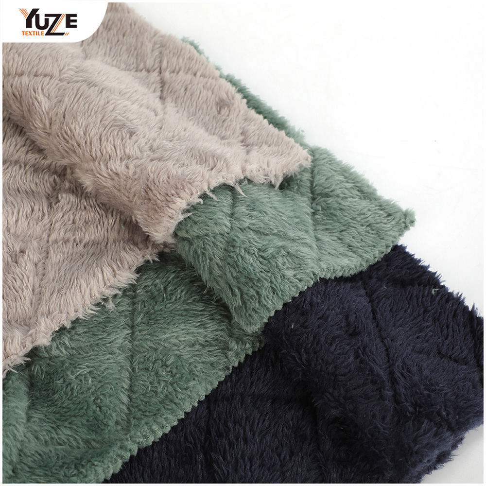YZK-110283-2 Knurling Fleece Coral