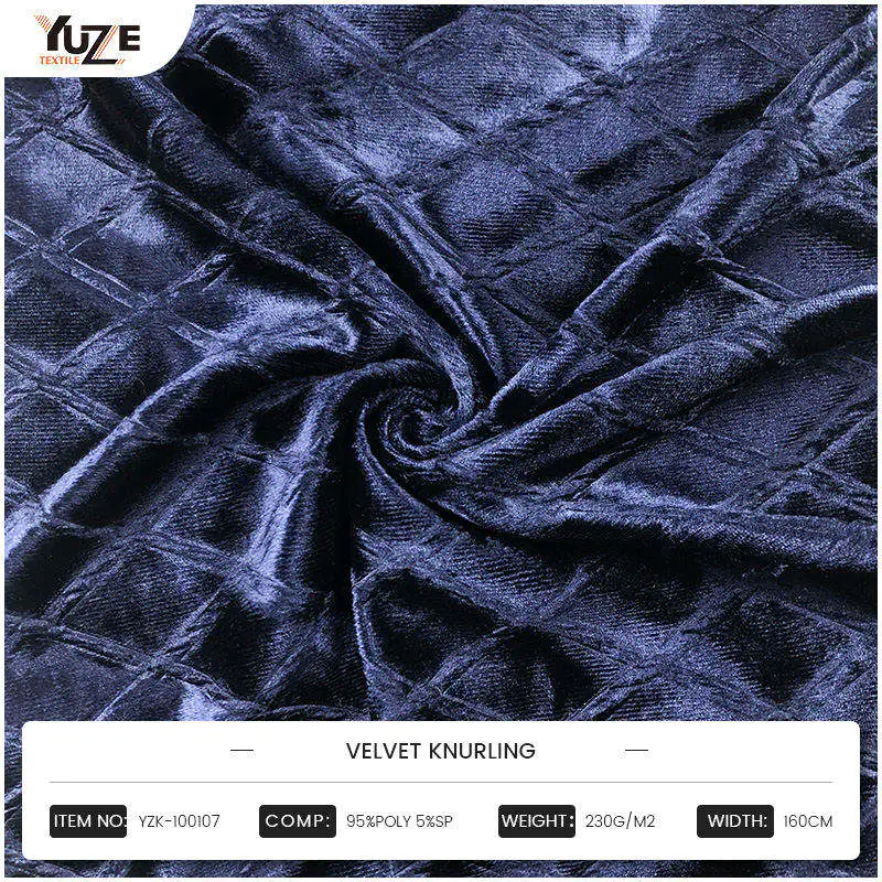 YZK-100107 Velvet Knurling: Membuat Kain Artistik Untuk Mode dan Desain Rumah