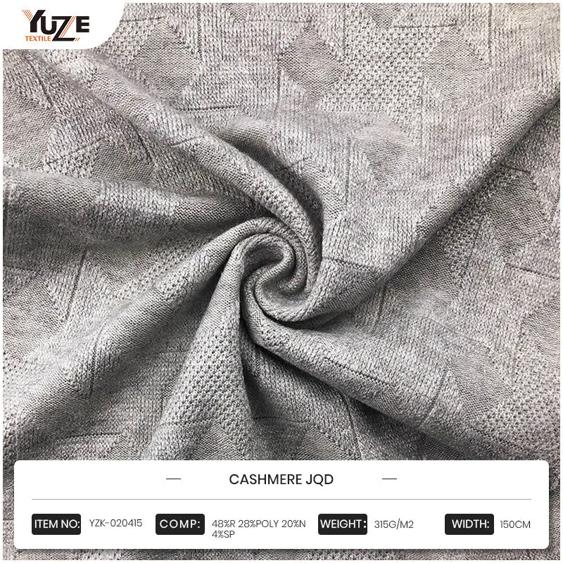YZK-020415 Cashmere JQD: Sinergi banyak bahan membawa kenyamanan yang tak tertandingi