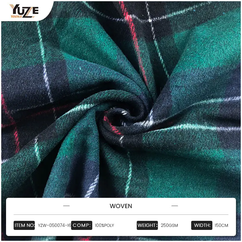 Keuntungan Lingkungan Kain Polyester: YZW-050074-16 Tenunan Mempromosikan Pengembangan Hijau Industri Tekstil