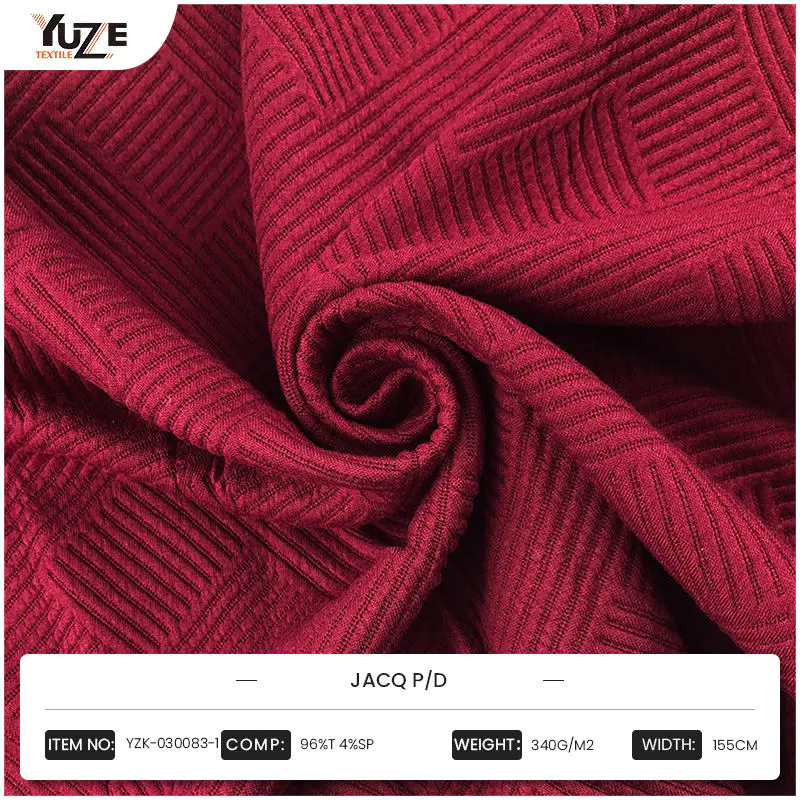 Breaking the Wrinkle Masalah, YZK-030083-1 Jacq P/D Fabric Memimpin tren baru perawatan yang nyaman